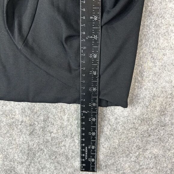 Eileen Fisher Blazer Cardigan Women’s Medium Open Front Black Stretch Career - Picture 2 of 9